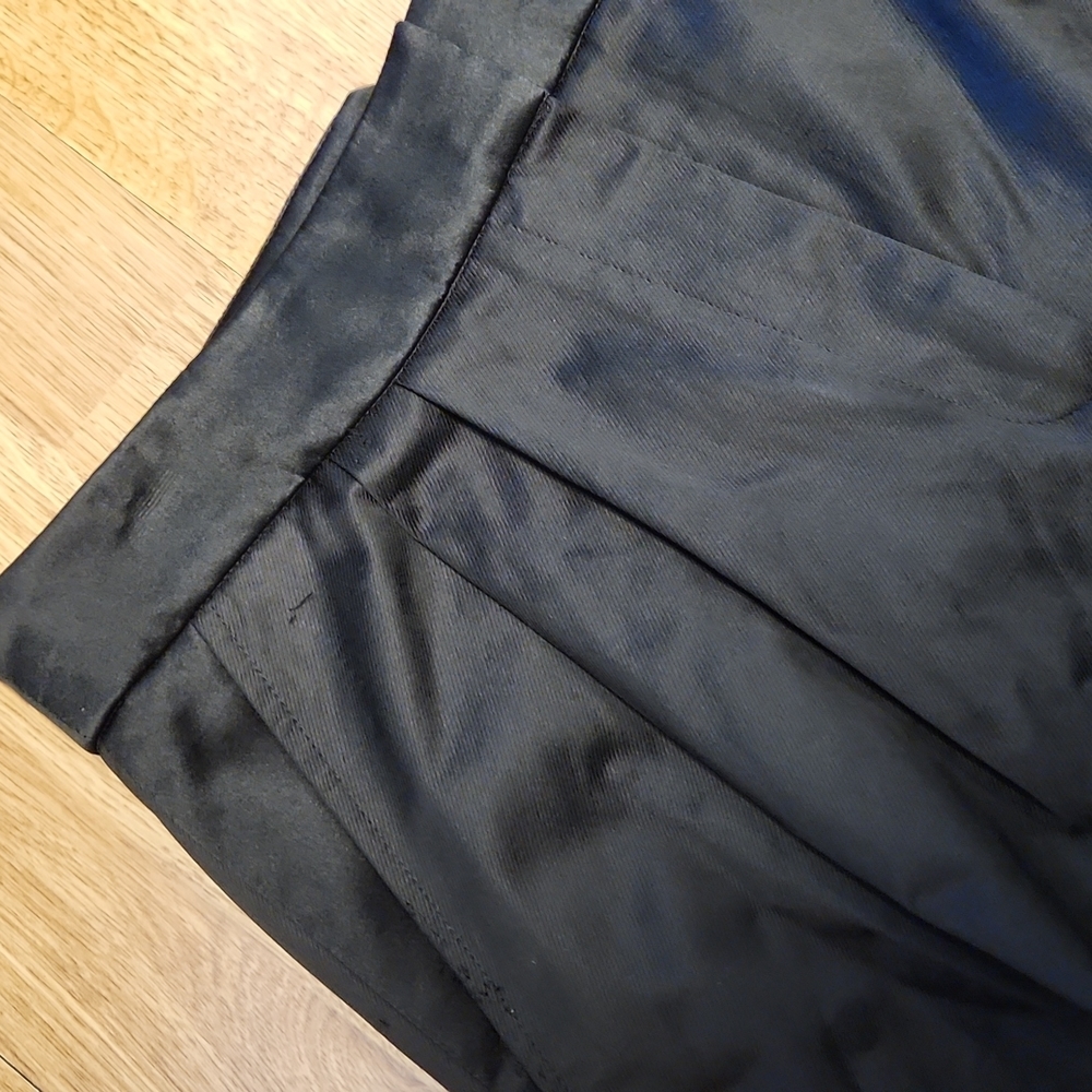 Tibi black satin pants sz 10 - Picture 2 of 4